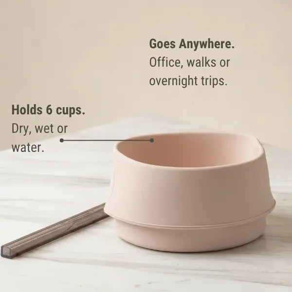 The 2-in-1 Travel Bowl